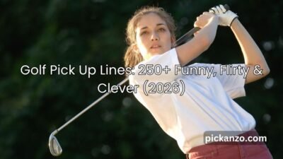 Golf Pick Up Lines