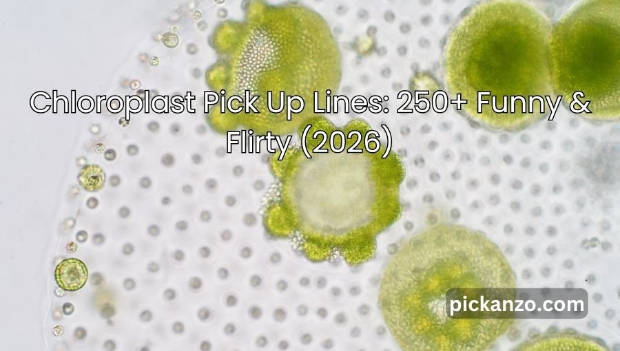Chloroplast Pick Up Lines