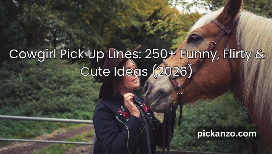 Cowgirl Pick Up Lines