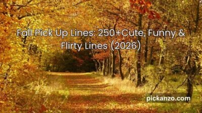 Fall Pick Up Lines