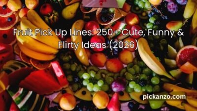 Fruit Pick Up Lines