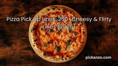 Pizza Pick Up Lines
