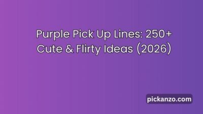 Purple Pick Up Lines