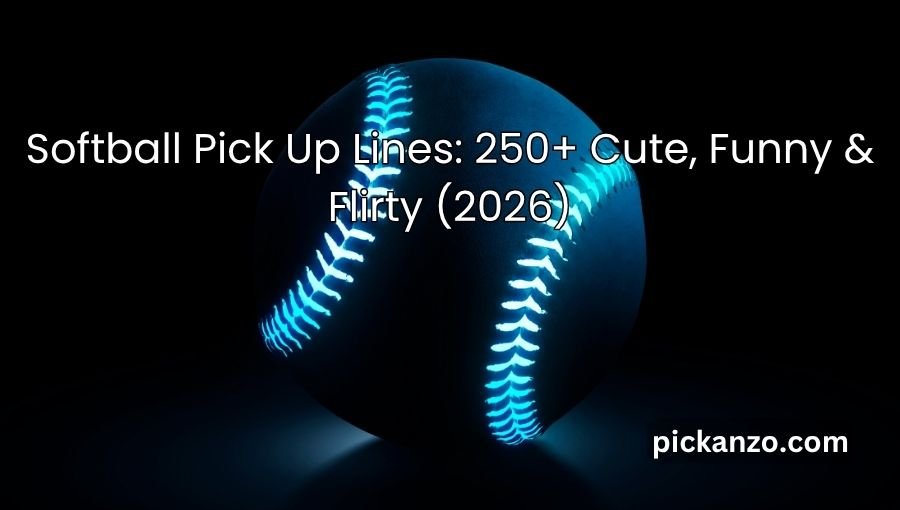 Softball Pick Up Lines