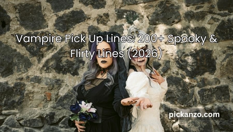Vampire Pick Up Lines