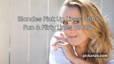 Blondes Pick Up Lines