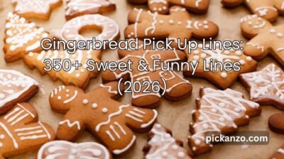 Gingerbread Pick Up Lines