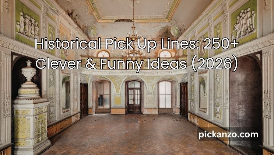 Historical Pick Up Lines