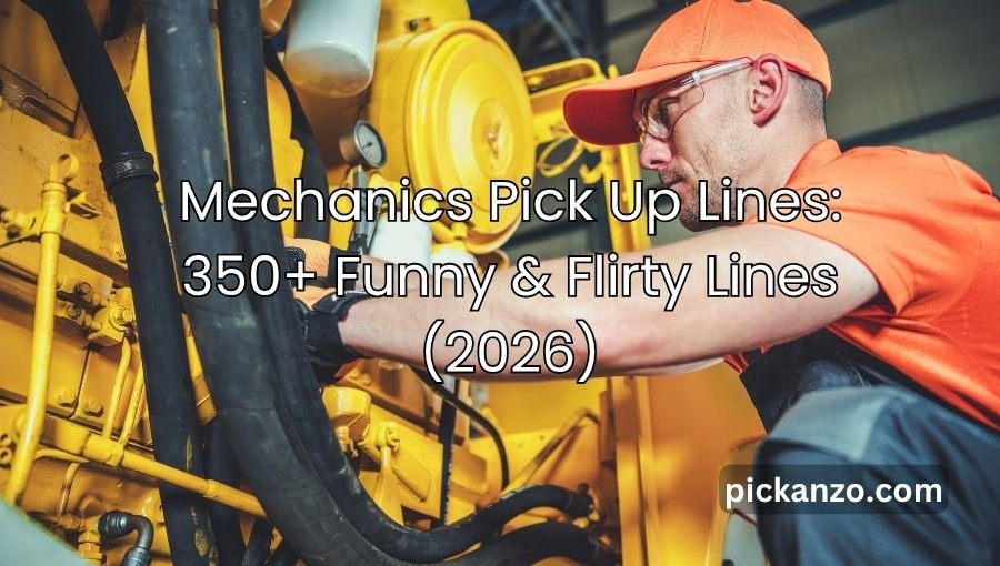 Mechanics Pick Up Lines