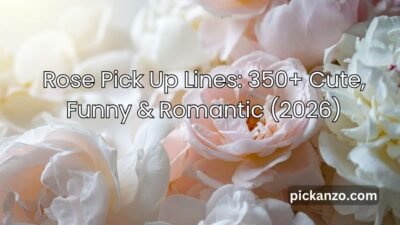 Rose Pick Up Lines