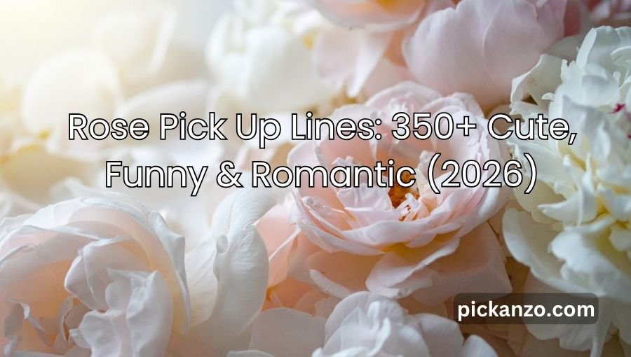 Rose Pick Up Lines