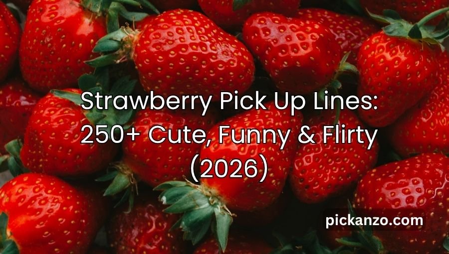 Strawberry Pick Up Lines